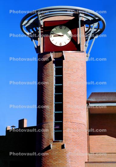 Clock Tower, Column, outdoor clock, outside, exterior, building