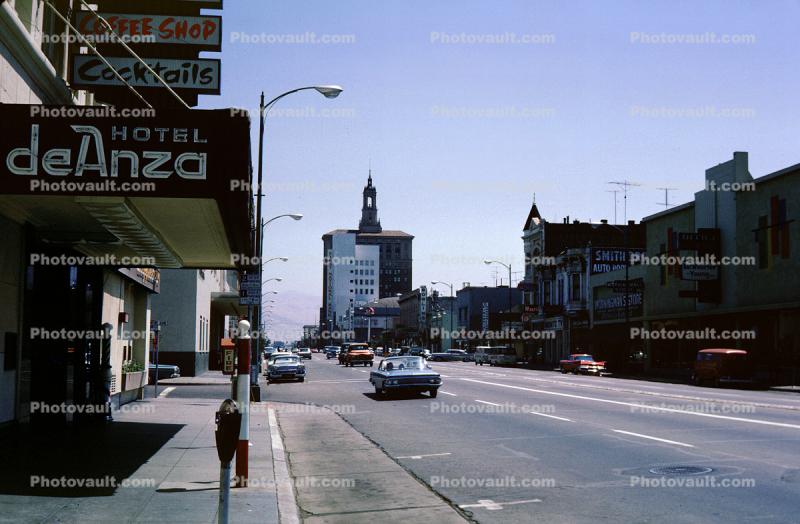 deAnza Hotel, Downtown San Jose, June 1965, 1960s