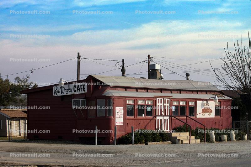 Red Wagon Cafe, Diner, Railcar, Bakersfield