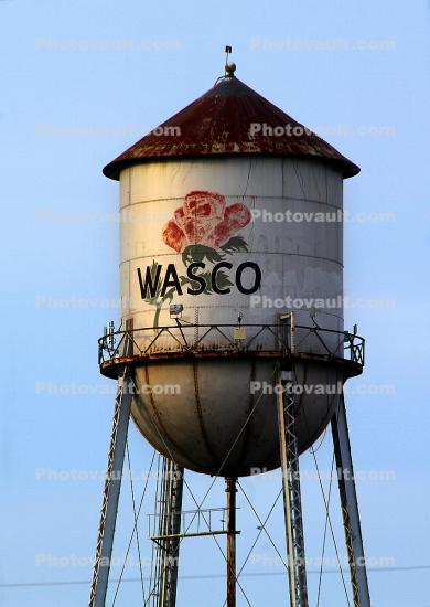 Water Tower, Wasco, Kern County