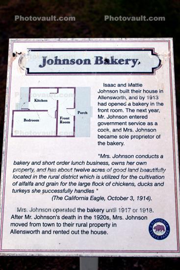Johnson Bakery, Colonel Allensworth State Historic Park, Tulare County