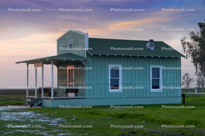 Dickerson Library, Home, House, building, Colonel Allensworth State Historic Park, Tulare County