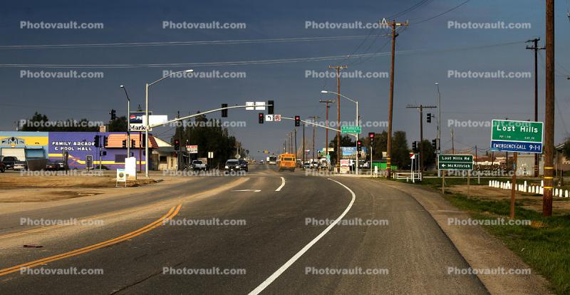Town of Lost Hills, Kern County, Central Valley