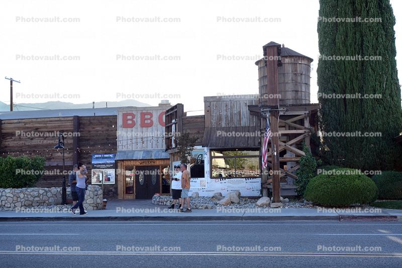 Downtown Store, building, Water Tower, Lone Pine, Inyo County, US Route 395, Highway, Road