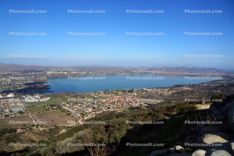 Overview of Lake Elsinore