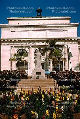 County Building, Padre Sculpture, landmark building, 14 February 1988