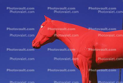 Big Red Horse, Bishop, Inyo County, Owens Valley