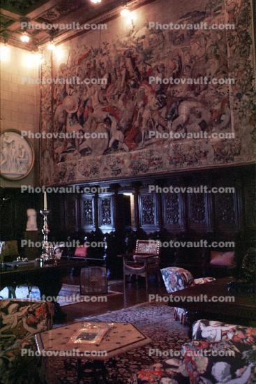 Interior at Hearst Castle
