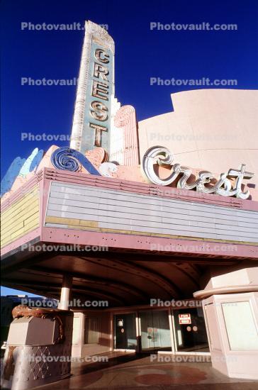 Crest Theater, marquee