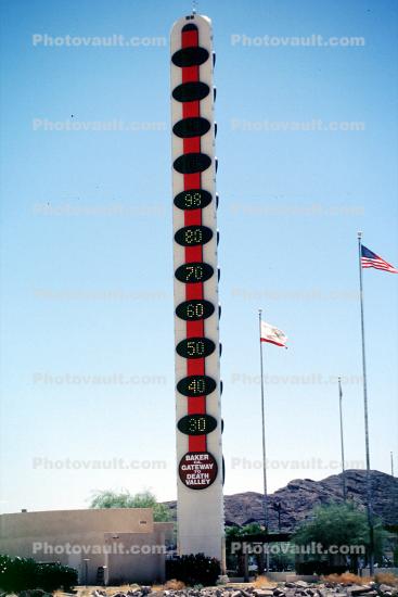 Worlds Largest Thermometer, Baker, Mojave Desert