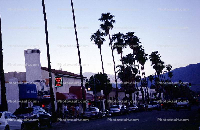 downtown shops, buildings, Palm Springs