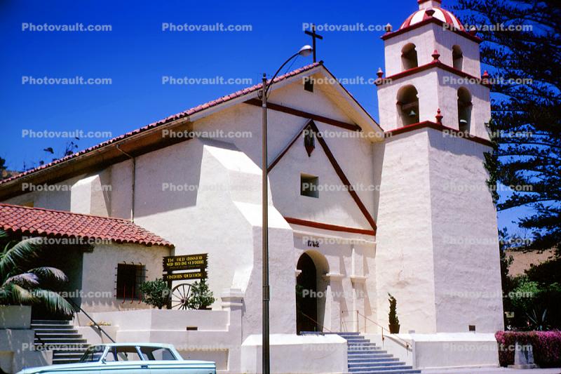 Bell Tower, building, Mission San Buenaventura, Ventura County