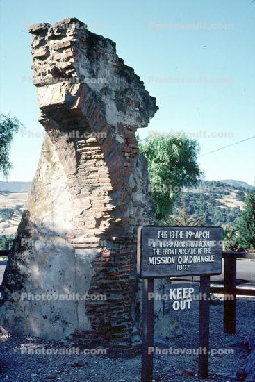Mission Quadrangle, Ruin of the 19th Arch, Mission Santa Ines, Solvang