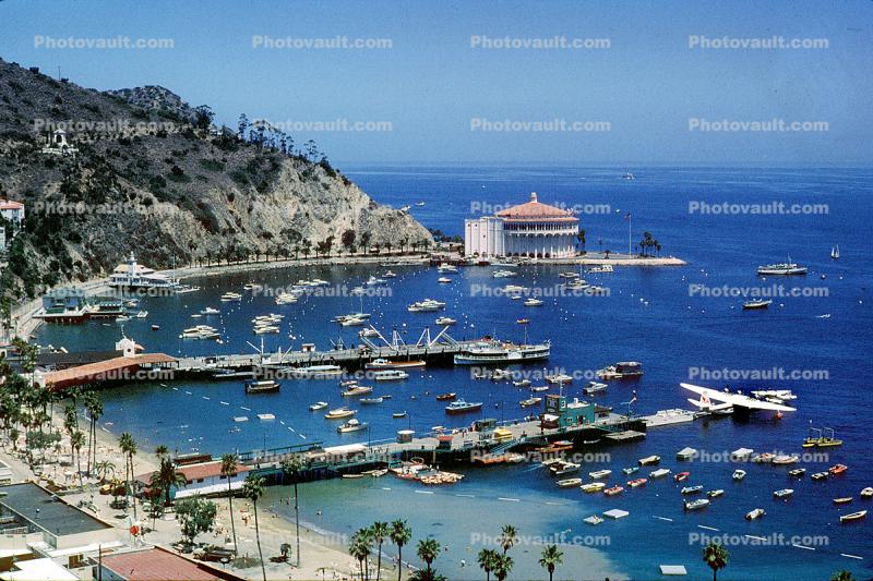 Avalon, Harbor, Pier, Santa Catalina Island, 1963, 1960s