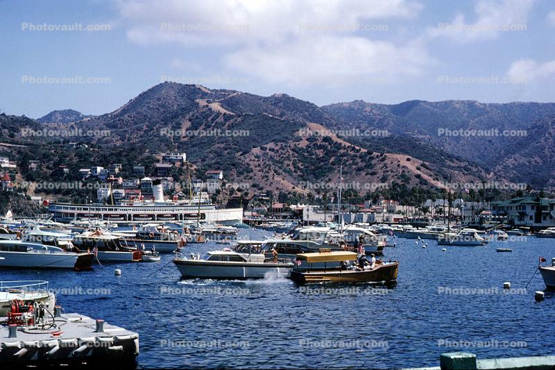 Avalon, Harbor, Santa Catalina Island, 1963, 1960s