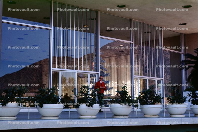 City National Bank Building, downtown, Palm Springs, December 1963, 1960s