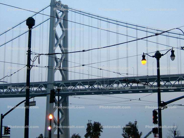 San Francisco Oakland Bay Bridge, cluter