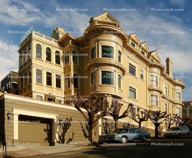 garage, building, home, house, residential, exterior, outdoors, outside, mansion, domestic, domicile, residency, housing, Pacific Heights, Pacific-Heights
