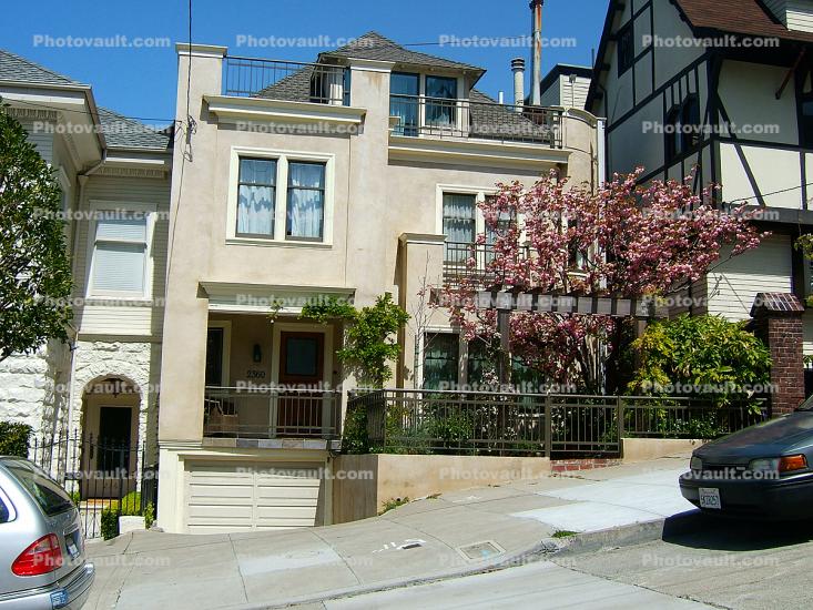 Home, House, garage door, Lower Pacific Heights, Pacific-Heights