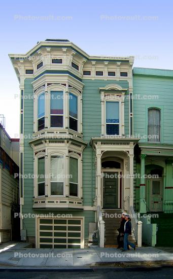 Home, House, Victorian, garage door, Lower Pacific Heights, Pacific-Heights