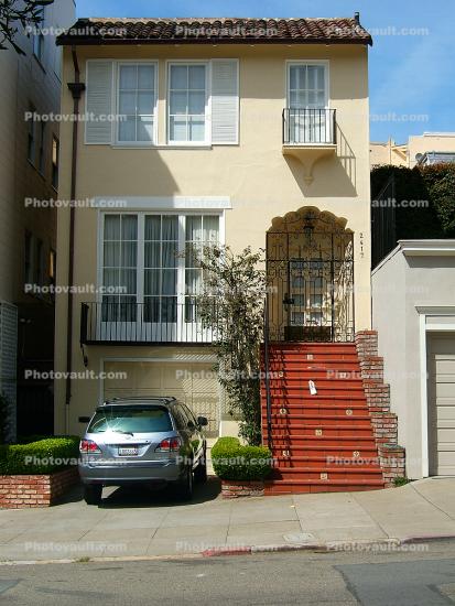 Home, house, steps, stairs, Pacific Heights, Pacific-Heights