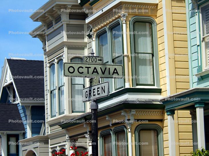 Pacific Heights, Pacific-Heights, Street sign