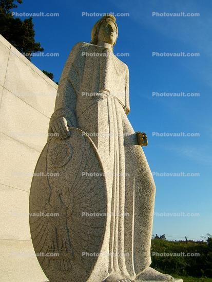 Sculpture by Jean de Marco, Presidio, World War II Memorial, WWII, WW2