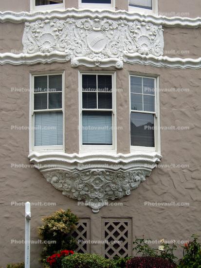 Ornate Window, Pacific Heights, Pacific-Heights, opulant