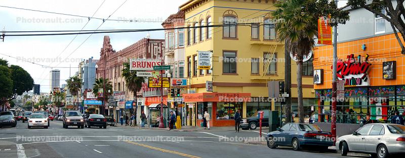 Mission Street, Mission District, Panorama