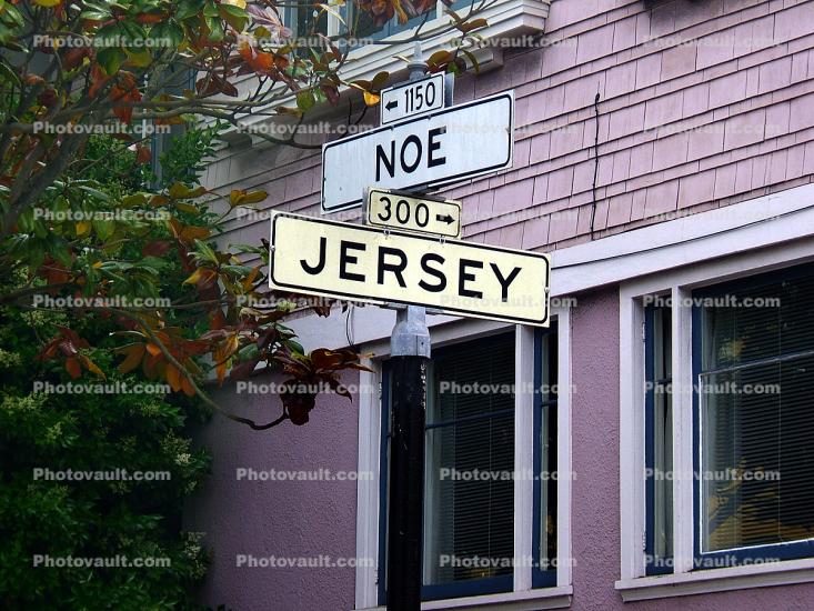 Noe Valley, street sign