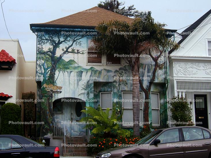 Diamond Heights, faux painting
