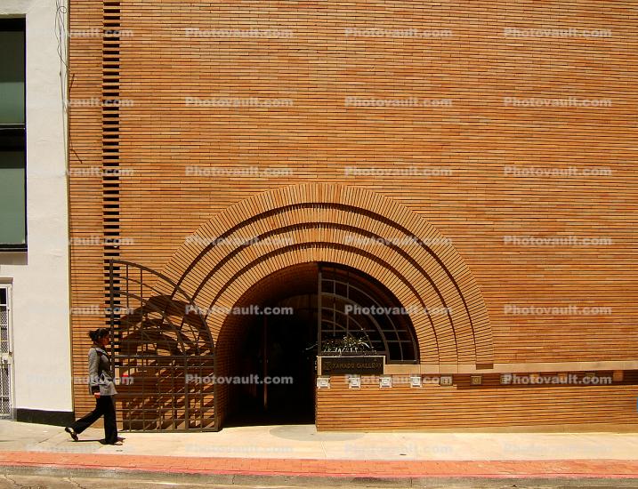 V.C. Morris Building, Arch brick, building, detail, June 2005