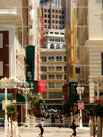 Maiden Lane, Gate, Union Square, downtown, Downtown-SF, June 2005 ...