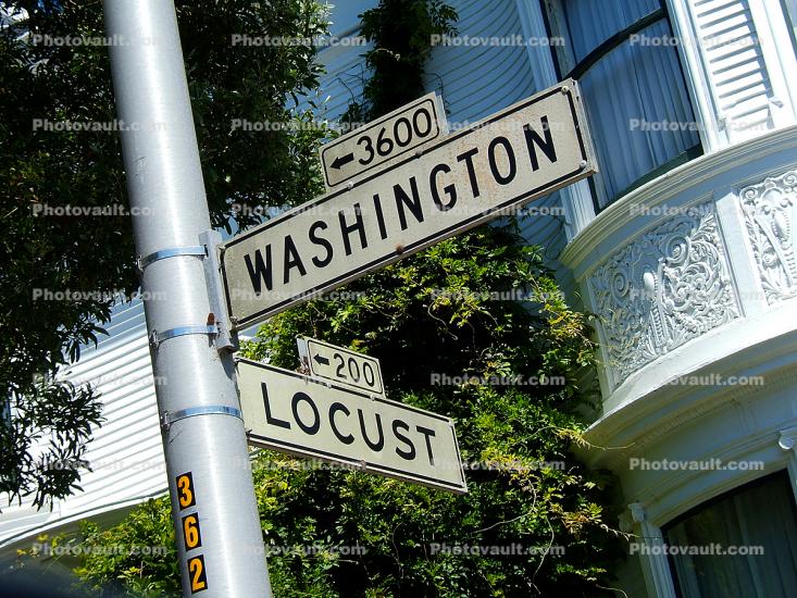 Pacific Heights, street sign, Pacific-Heights, June 2005
