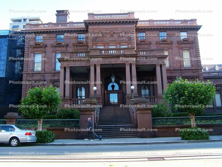 James Flood Mansion, 1000 California Street, Pacific Union Club, Nob Hill, San Francisco , June 2005