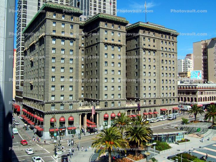 St Francis Hotel, Union Square, downtown, downtown-SF, June 2005
