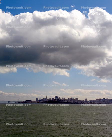 Clouds, Downtown-SF, downtown