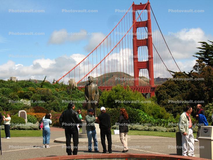Statue of Joseph B. Strauss, Chief Engineer, Golden Gate Bridge