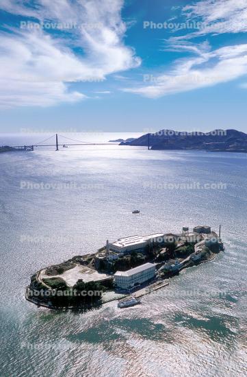 Alcatraz Island and the Golden Gate Bridge, Silver Sheen