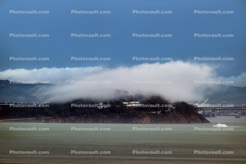 Angel Island, fog