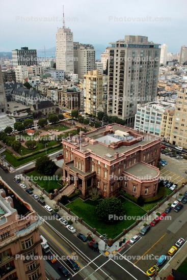 Nob Hill, Flood Mansion, Huntington Park, California Street, buildings