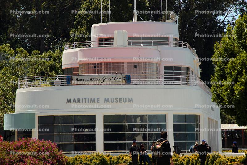 Maritime Museum, landmark building, Aquatic Park Bathhouse Building, WPA project