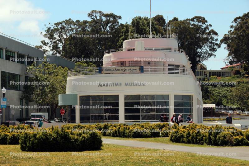 Maritime Museum, landmark, Aquatic Park Bathhouse Building, WPA project, San Francisco Maritime National Historical Park