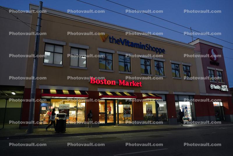 Boston Market, shops, the Vitamin Shoppe