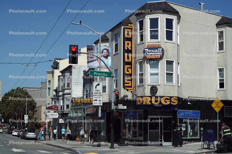 Rexall Drugs, store, building bay windows