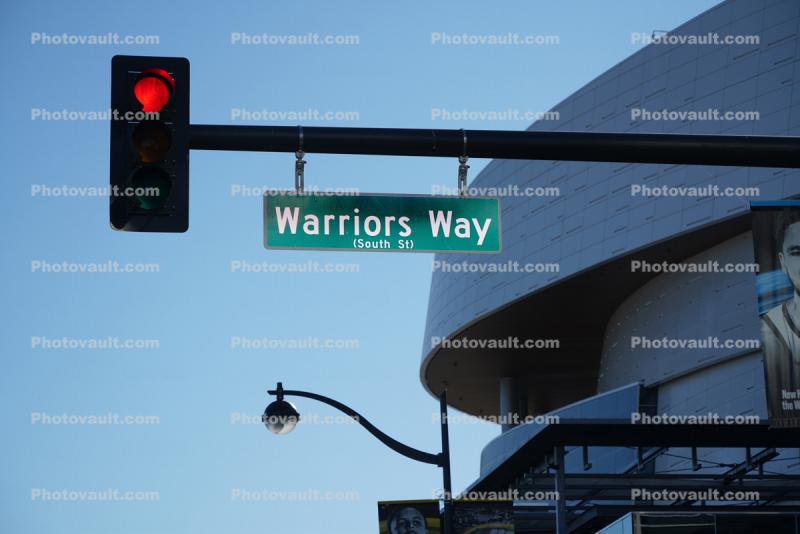 Chase Center Arena, street signage