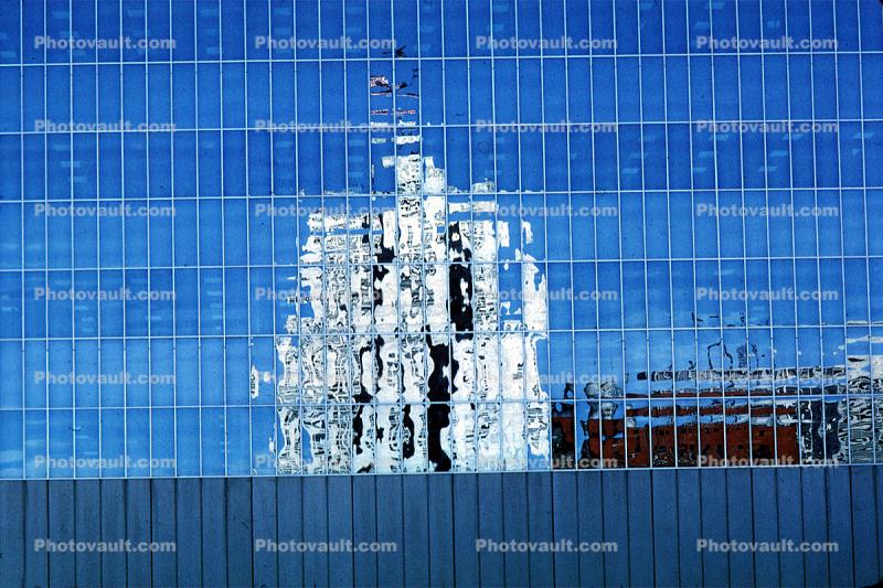 glass reflection, building detail, abstract, grid