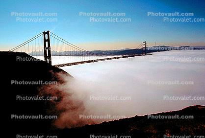 Golden Gate Bridge over a Blanket of Fog