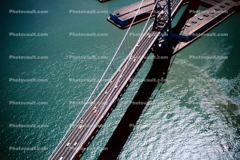 Piers, bridge, San Francisco Oakland Bay Bridge, August 26, 1981, 1980s