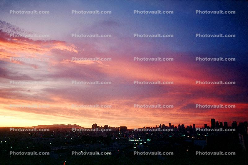 View from Potrero Hill, Sunset, Sunclipse